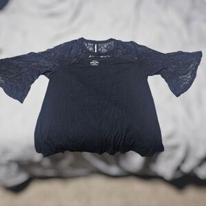 Torrid Black Super Soft Knit Top